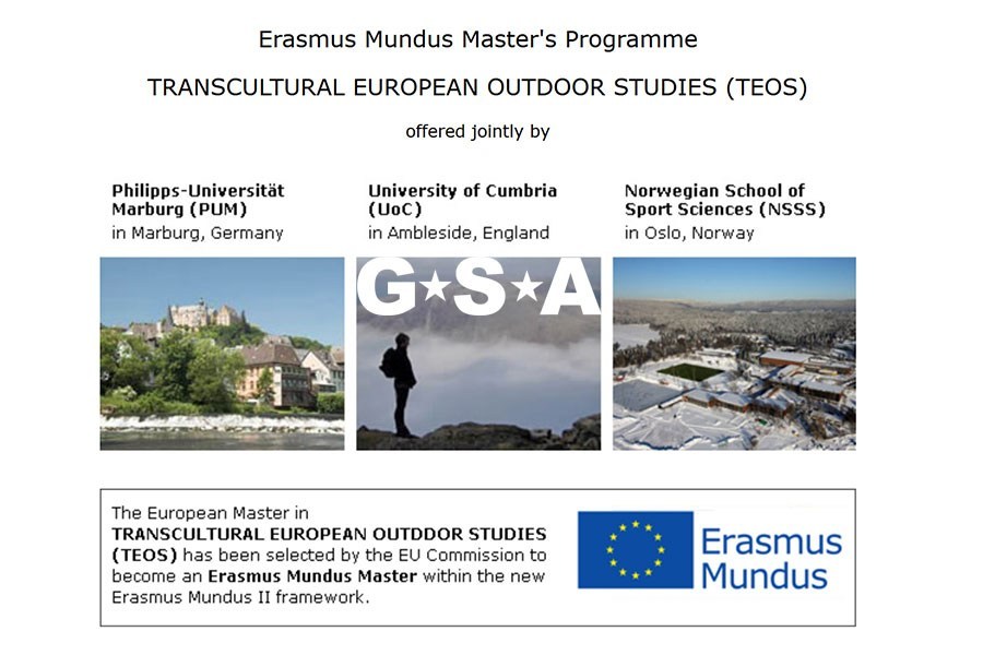 TEOS - Transcultural European Outdoor Studies (Erasmus Mundus)